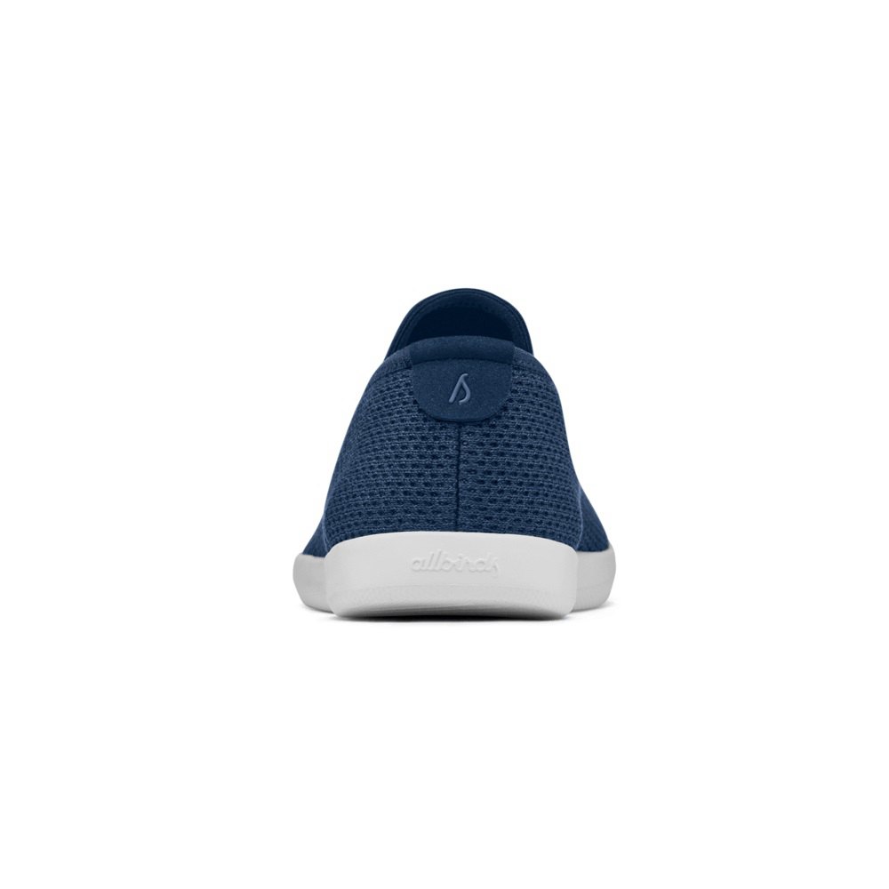 Allbirds Men\'s Tree Loungers - Slip-Ons Navy - VZS492073